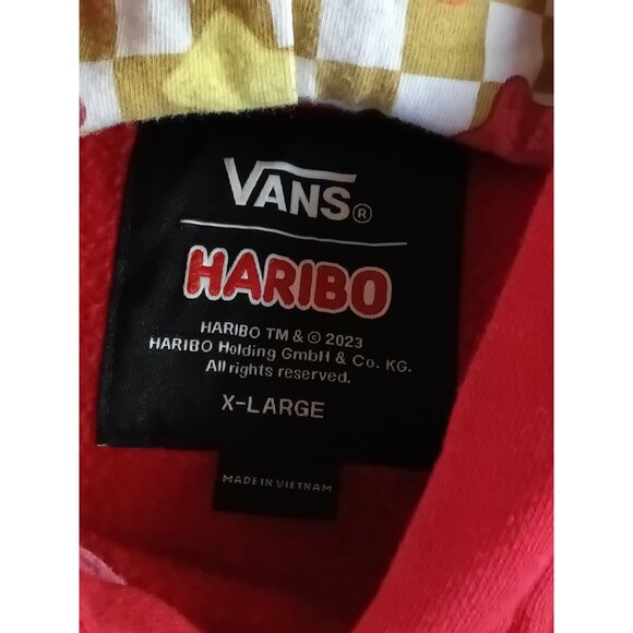 Vans x HARIBO Big Kids' Pullover Hoodie (Red) Size XL Youth/Kids - Picture 2 of 6